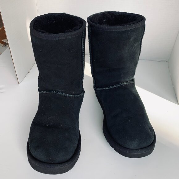 UGG Classic Short II Suede Boot Woman Sz 7 - Picture 11 of 14